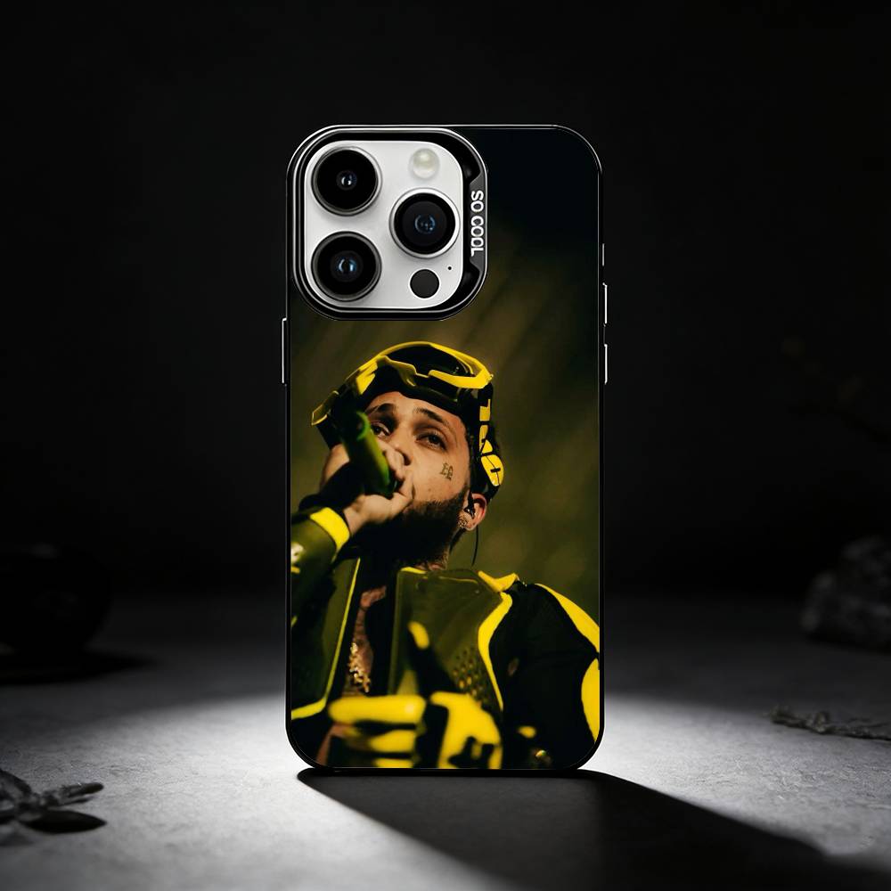 JC Reyes QUEDARSE Phone Case For iPhone 17,16,15,14,13,12,11 Plus,Pro Max,XS,Colored Silver Phone Case