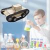 Children's Diy Science And Technology Electric Tracked Tank Vehicle Wooden Material Customizable Educational Assembly Kit
