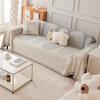 Modern Geometric Sofa Cover Fringed Soft Flannel Four Seasons Universal Home Office Three-seater Couch Slipcover Furniture Protector