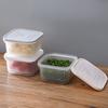Fruit Crisper Storage Container for Vegetables Kitchen Home Transparent Sealed Design Easy Clean Compact PP Material Drainer