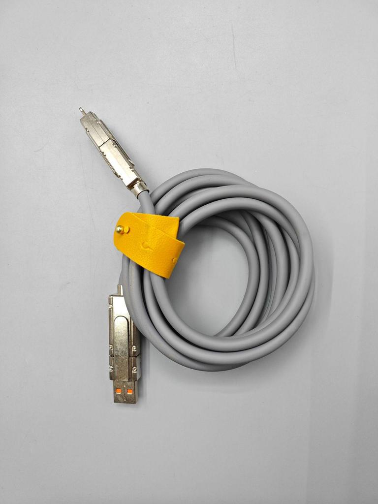 Mecha Multi-Device Fast Charging Cable: Apple, Huawei, Xiaomi, Oppo, Honor, Type-C