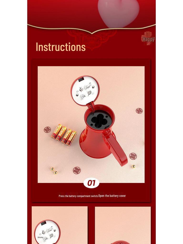 DIY 'Just Married' Megaphone Wedding Game: Groom Lifts Bride, Best Man Blocks Door, Fun Photo Props