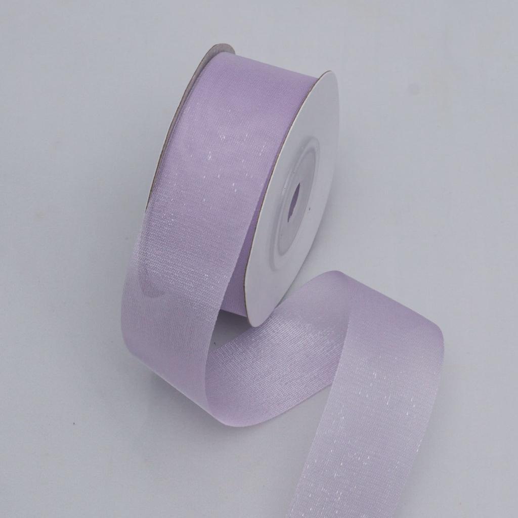 Colorful Silk Milk Ribbon Semi Transparent Chiffon Packaging Bow Hair Accessory Material