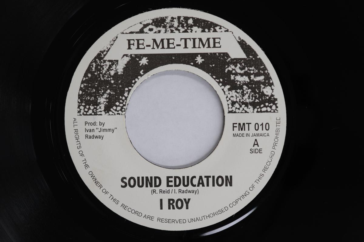 

7inch Record I ROY Sound Education Sound Education V FMT010 FEMETIME UK Reggae Ska Dub Used
