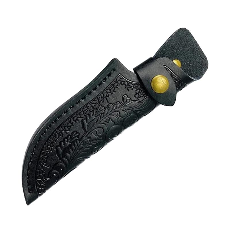 Pocket Knife Sheath Handmade Pouches Leathers Knife Holsters Straight Knife Holder Outdoor Carry Sheath Tool for Outdoor Camping