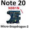 Mikrofonsignal Antenne Ladeanschluss Platine Dockkabel Für Samsung Galaxy Note 20 Ultra N980F N981B N986U N986B