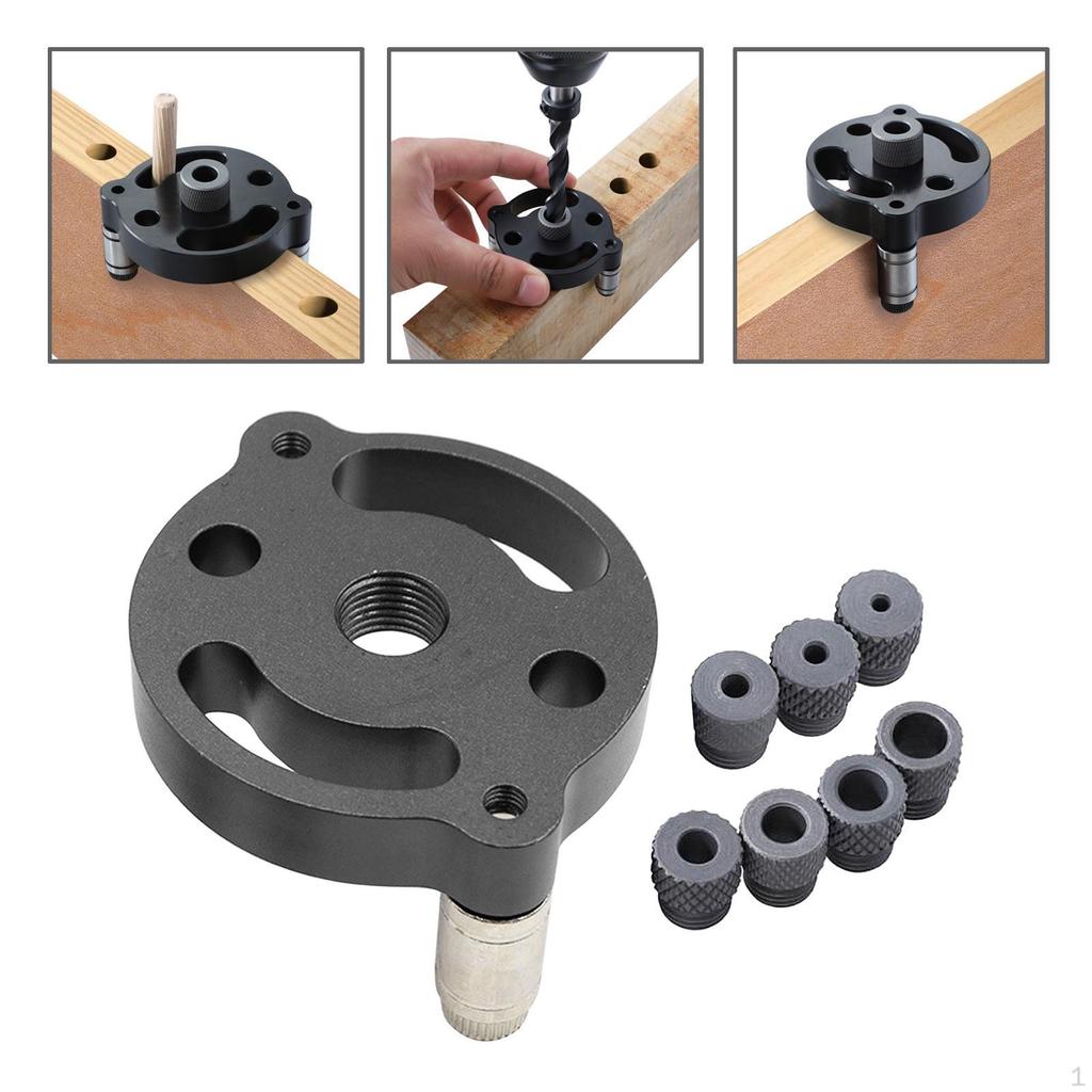 Hole Self Centering Kit 2/3/4/5/6/8/10mm 3-Hole Drill for Beech