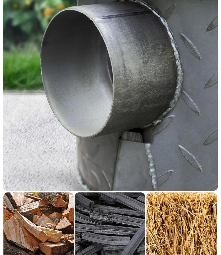 Portable Firewood Stove for Rural Home Use: Efficient Heating for Large Pots