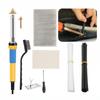 80W Plastic Crack Cracking Damage  Smoothing Tool Set, Bumper  Instrument Painting Tool Sets Blue Handle 