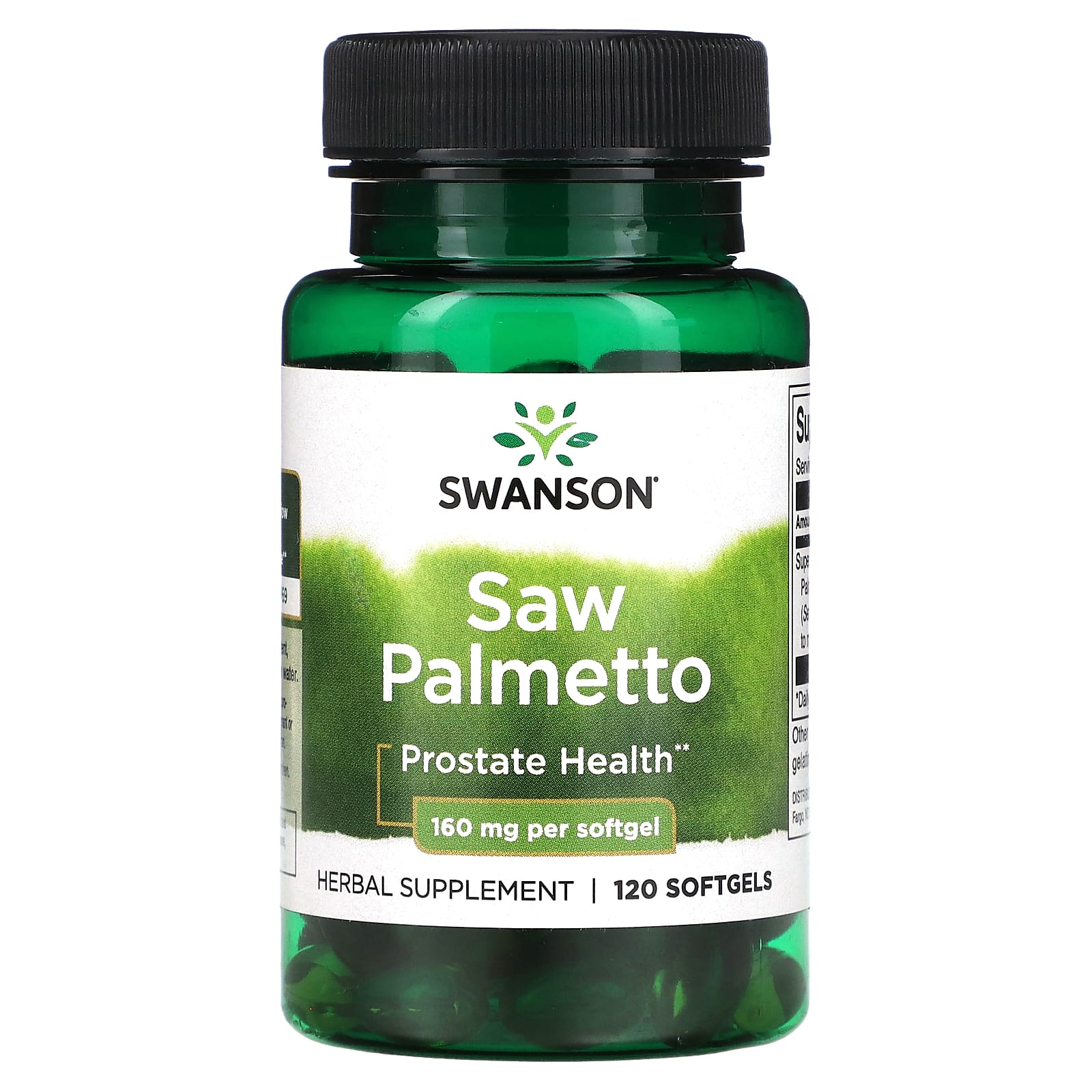

Saw Palmetto, 160Mg, 120 Softgels