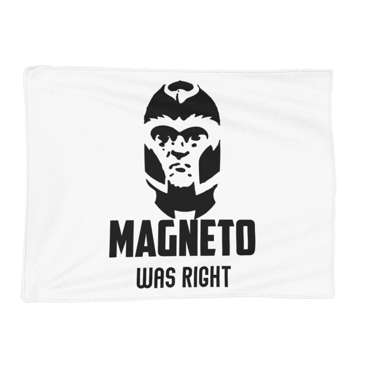 Magneto Was Right Blankets Soft Warm Flannel Throw Blanket Bedspread for Bed Living room Picnic Travel Home Couch Size: 75*100cm, Weight: 230 GSM