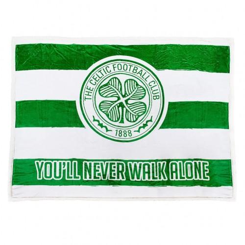 Celtic FC YouÂ´ll Never Walk Alone Sherpa Fleece Blanket
