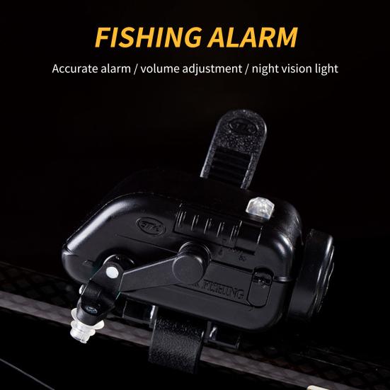 Allarme Abboccata Pesce Elettrico Allarme Pesca Sensibilità Regolabile Indicatore Sonoro Forte Fascia Campanello Pesca Accessori