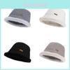 Fall Winter Fleece Women Bucket Hat With Warmth For Casual Wear