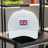 London UK Flag Baseball Cap Casual Cotton Adjustable Unisex Outdoor Headwear