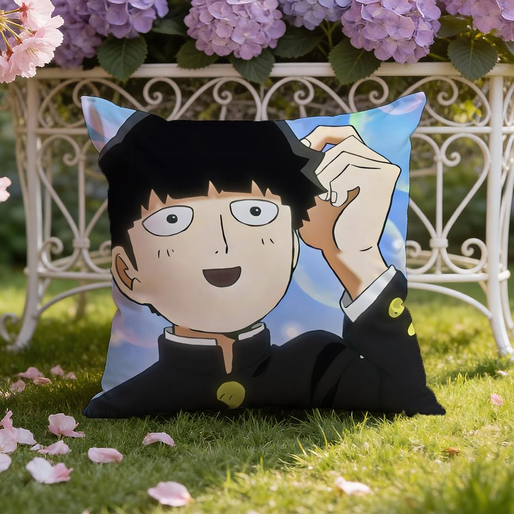 

Anime M-Mob P-Psycho 100 Cushion Cover Home & Car Dual-Scene Pillow Cover: Reversible for Premium Comfort 30cmx30cm