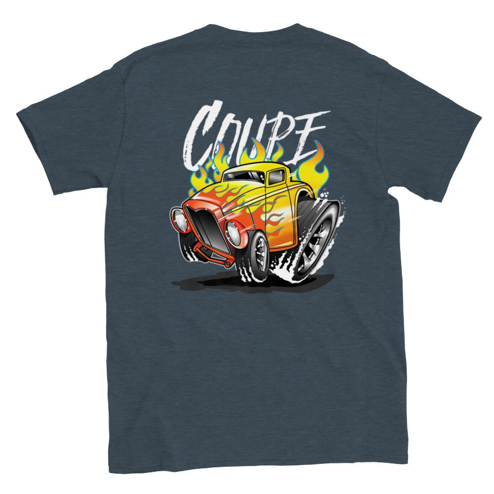Hot Cartoon Coupe - Back Print - Classic Crewneck T-shirt Unisex T-Shirt S
