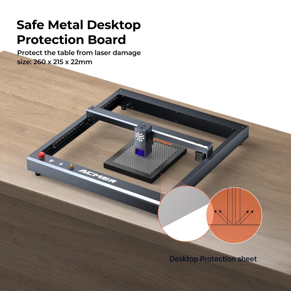 ACMER S1 Laser Honeycomb Working Table Honeycomb Bed Universal Board 260x215x22mm For S1 Mini 2.5/3.5/6W Laser Engraving Machine