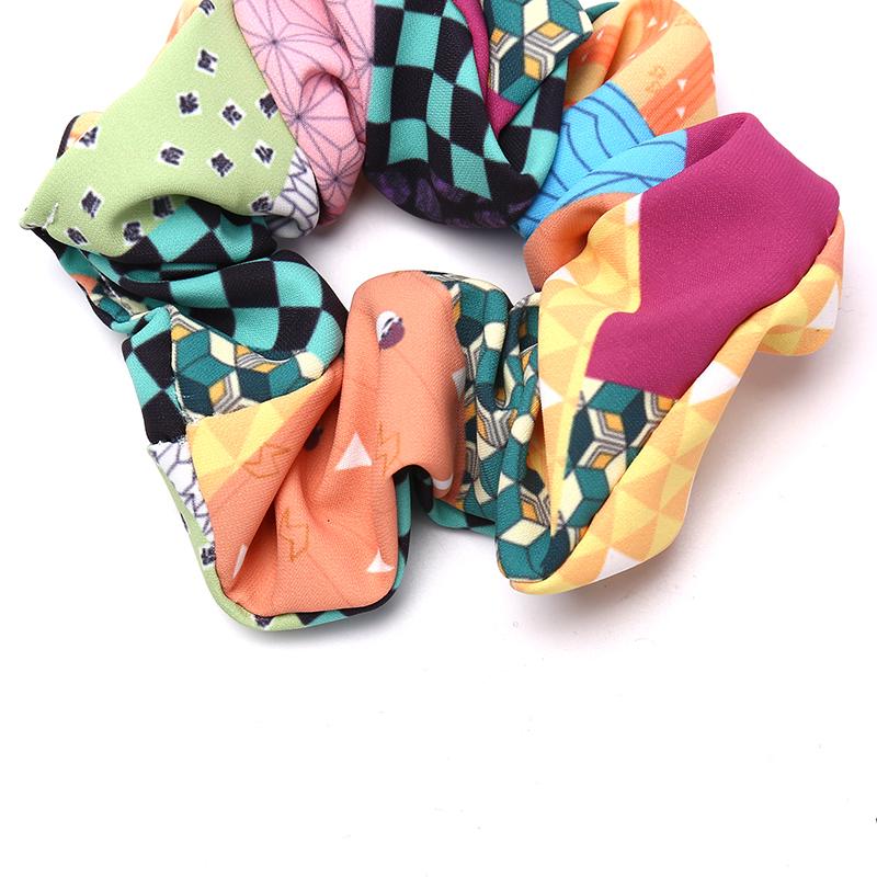 Demon Slayer: Kimetsu No Yaiba Scrunchie Elastic Handmade Headbands