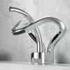 Gold Bathroom Faucet Black Basin Faucet Brass Creative Gray Bathrooom Sink Mixer Tap Hot & Cold Waterfall Basin Faucet