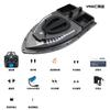 V900 GPS RC Bait Boat With Steering Light For Fishing 40 Points 500M Auto Return 1.5KG Loading 4Hours Remote Control Fish Finder