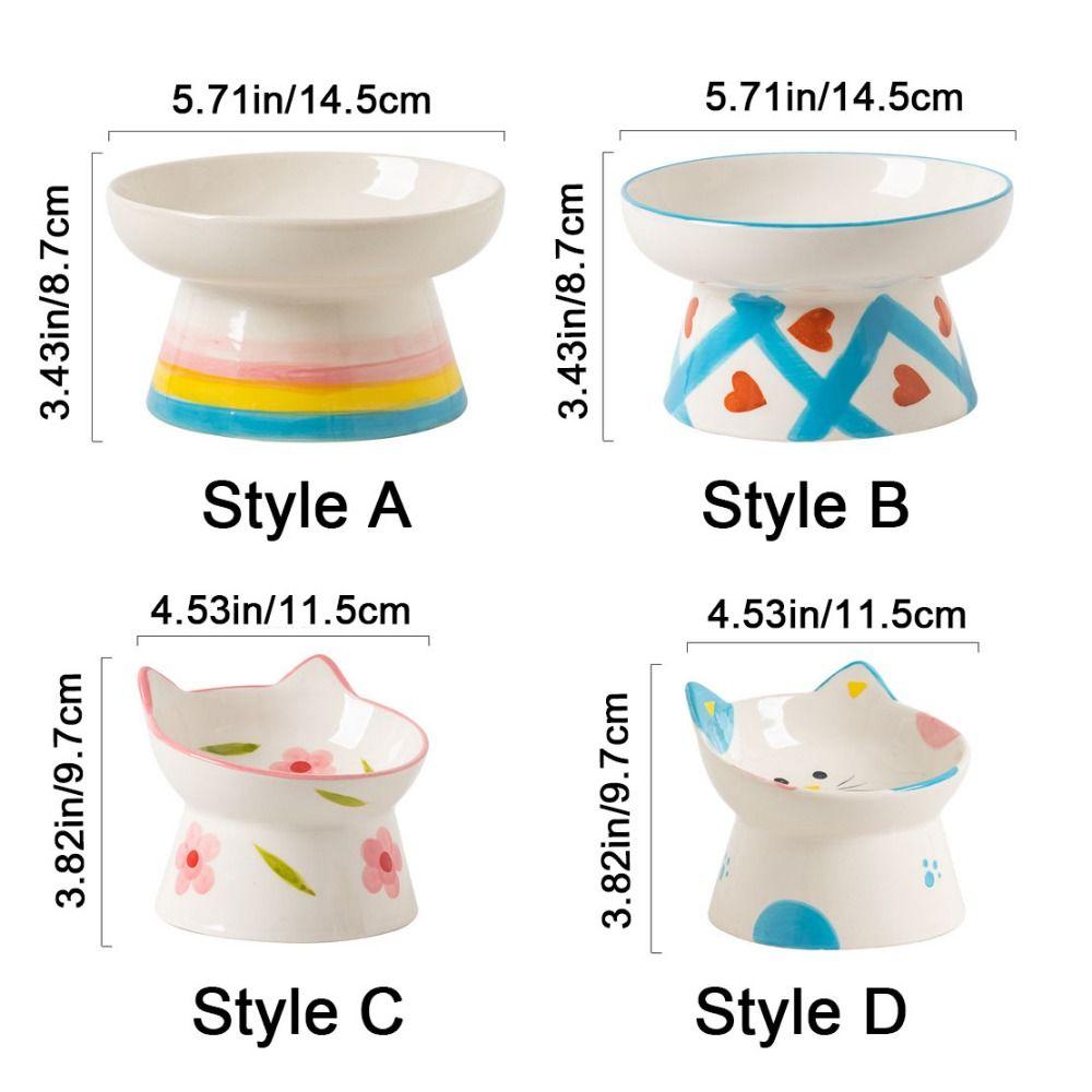 Handmade Cat Bowl Ceramic Pet Food Bowl Pet Supplies Dog Food Feeder  For Dogs Cats