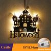 LED Light Up Halloween Hanging Ghost Spider Web Bat Ornaments Halloween Party Horror Props Indoor Outdoor Home Decoration Gifts