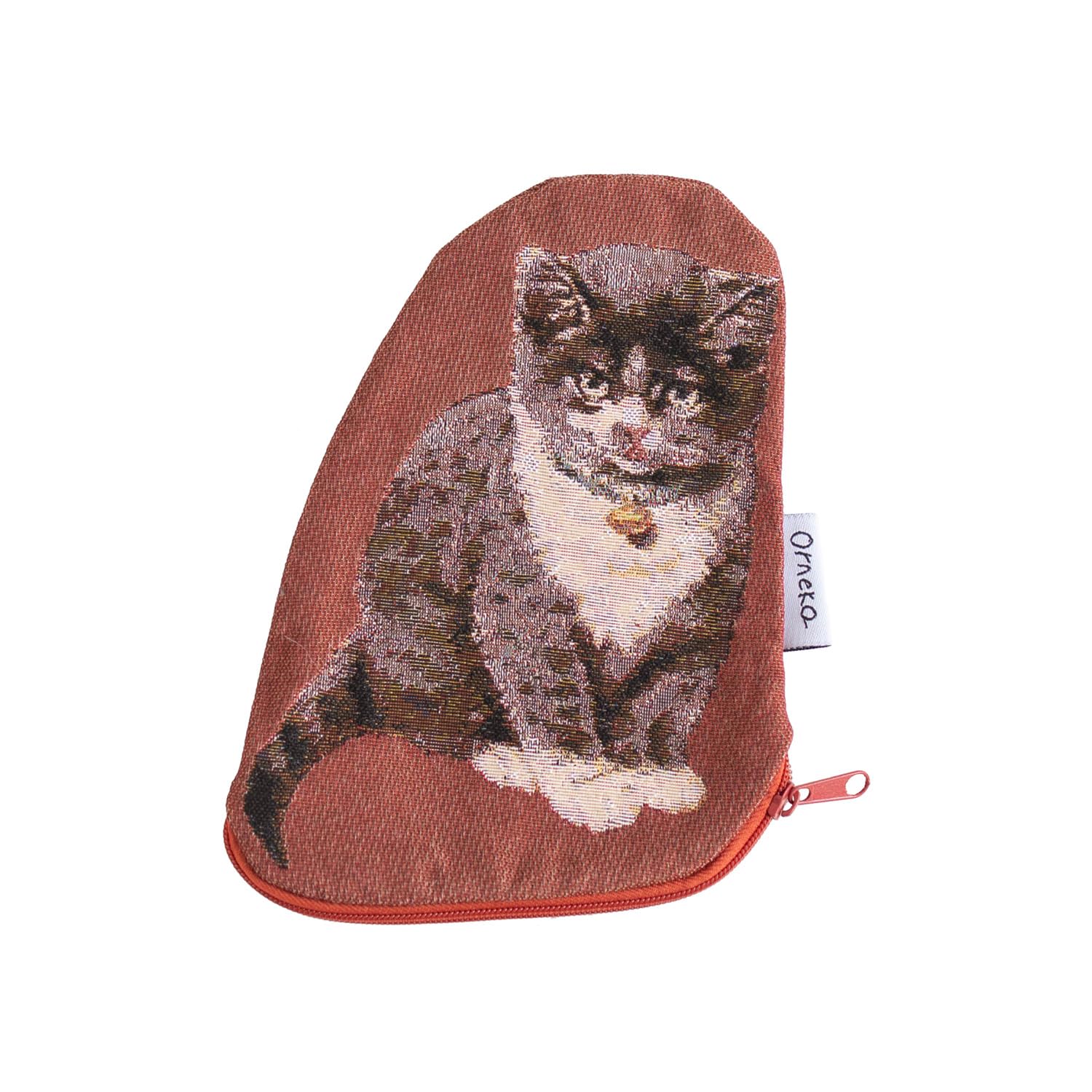 Карман для котенкаКотенок в белых носочках (красный)