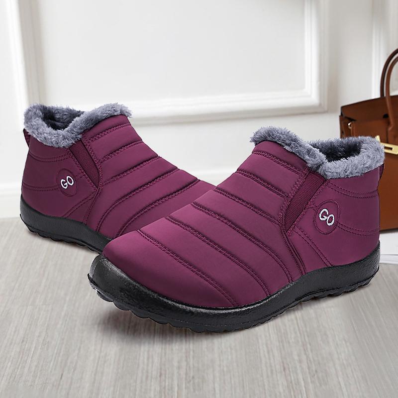 Winter shoes boots anti skid women snow 