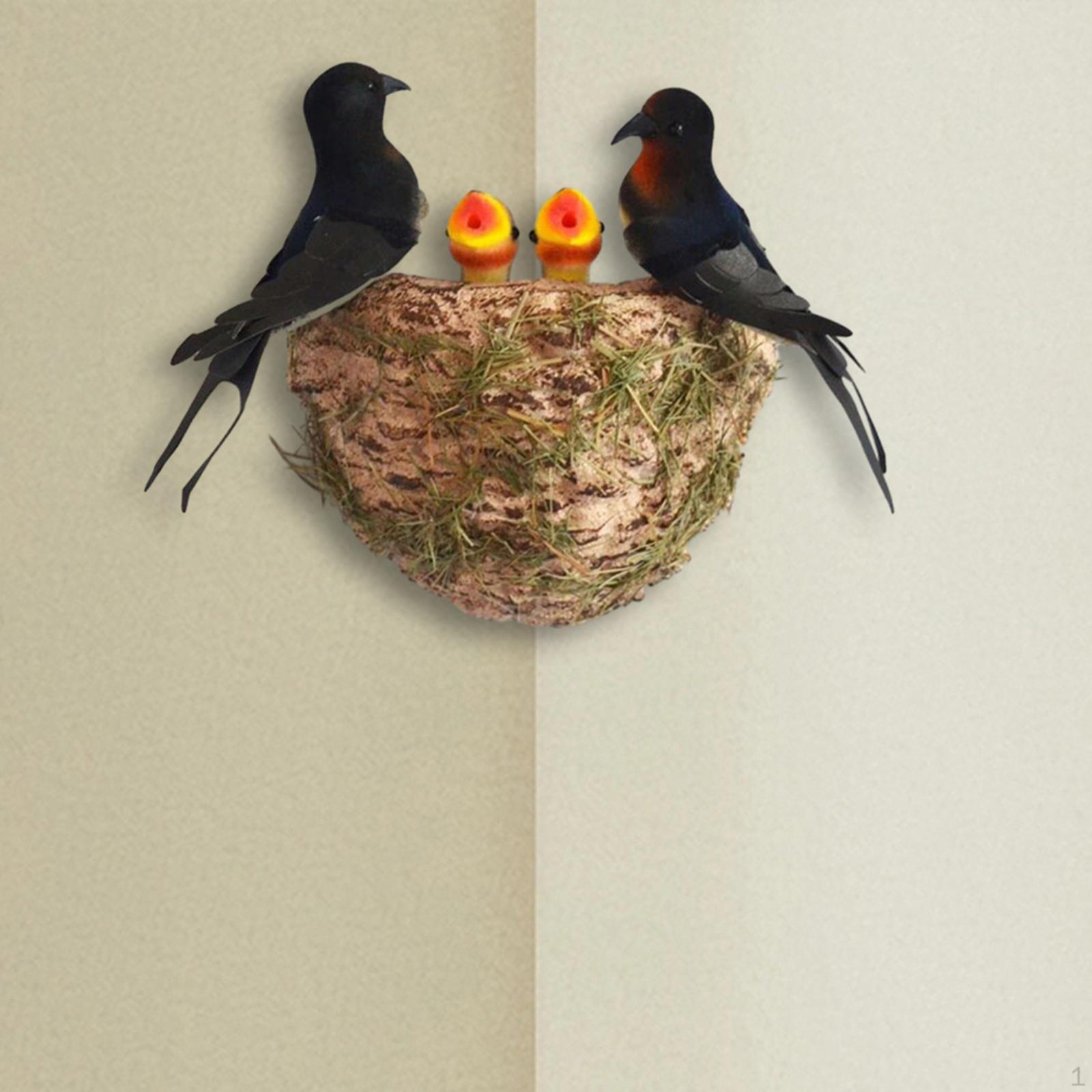 

Имитация Ласточкиного Гнезда Искусственная Птица Пенопластовые Птицы Пасхальные stand