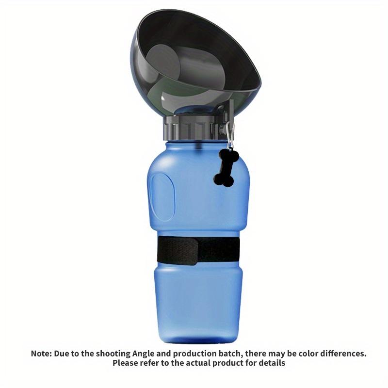 

2 In 1 Pet Water Food Container Outdoor Portable Cup For Dog Cat Walking Travel Drinking Bottle Leak Proof Pet Supply синий