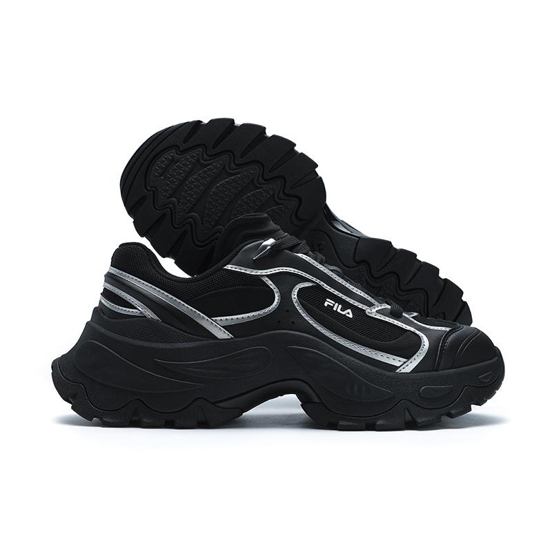 FILA Sofia 4 Lux Fishbone Shoes Versatile Fashion High-End Simple Classic Retro Comfortable Daily Commuting Sneakers Women sneakers F12W521114FBK