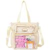 Geantă de umăr tip crossbody stil preppy japonez Y2K Rucsacuri noi din nailon pentru școală pentru fete adolescente Rucsacuri transparente Itabag Geantă Ita