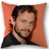 Custom Hugh Dancy Pillowcase Wedding Decorative Cotton Linen Pillow Case For Home Cushion Cover 45X45(One Sides)