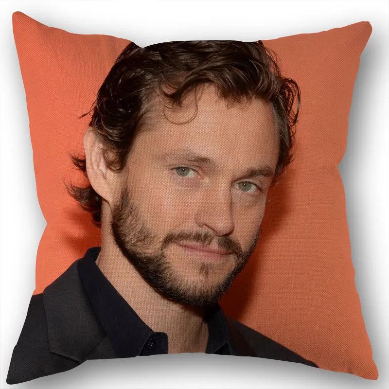 Custom Hugh Dancy Pillowcase Wedding Decorative Cotton Linen Pillow Case For Home Cushion Cover 45X45(One Sides)