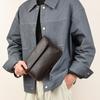Men Genuine Leather Messenger Bag Portable Hand Clutch Shoulder Purse