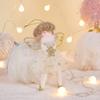 Stoffengel-Puppe Anhänger Schmuckstück Leichte Dekoration für Kinder Dekorative Weihnachtsbaum-Accessoires