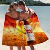 Bier Mode Handtuch Strand Yoga Fitnessstudio Leicht D-Duvel Tragbar Zum Schwimmen Duschen Reisen Sport Zubehör Sanddicht