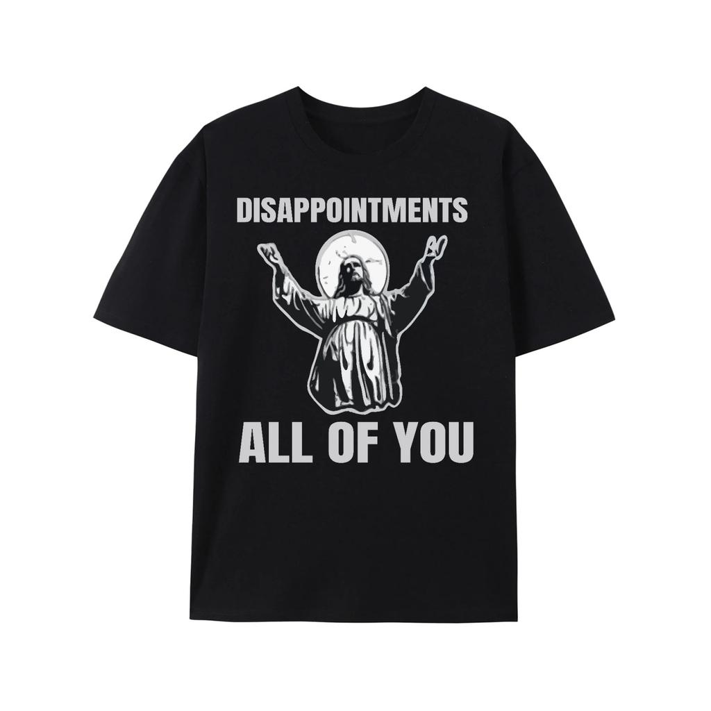 Funny Sarcastic Jesus Vintage T-Shirt Mens Clothing Graphic T Shirts Unisex Cotton Men Women Streetwear Tees Short Sleeve