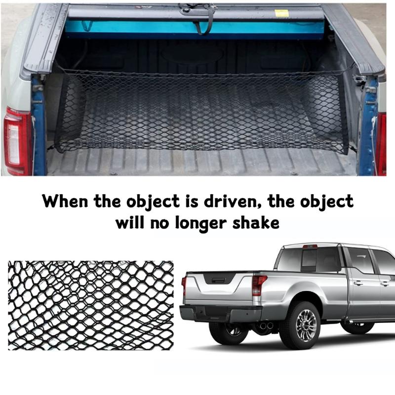 Universally Mesh Cargo Net Car Storage Net Wall Sticker Organizer Pouches Bag Storage Mesh Net for Car Trunk Storage