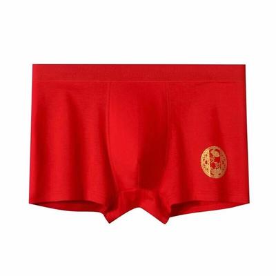 Cai Zhi Yan Men's Fa Cai Red Boxer Briefs