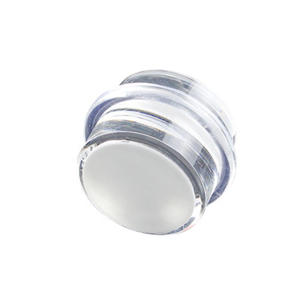 Acrylic Door Stopper Transparent Cylindrical Anti-Collision Buffer To Protect Walls And Furniture Self Adhesive Door Stopper
