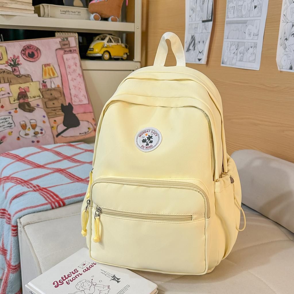 Schoolbag New Large Capacity Backpack ins College Style Girl Versatile Casual Backpack High Value Student School Bag