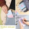 Rainbow To Do List Multicolors Bookmark Memo Pad Notepads Scribed Sticky Notes  Stationery