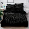 Motorcycle Eagle Printed Duvet Set Bedding Set With Pillowcase Quilt Cover Three-Piece Set