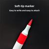 12/18/24/36/48/60 Colors Soft Head Acrylic Marker Brush Tip for Rock Painting Wood Fabric Crafts Making Graffiti School Supplies