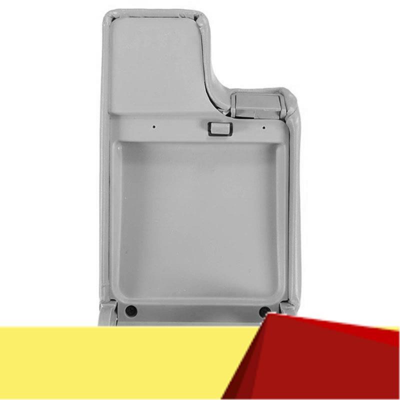 For BMW E46 3 Series 1998-2006 Leather Armrest Cover Center Console Lid Gray-M53K серый