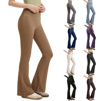 Kadın Pantolon Günlük Pantolon Cepli Giymeli Bol Paça Yüksek Bel Esnek Pantolon