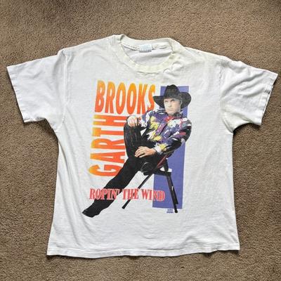 Vintage 1991 Garth Brooks Tour Band Tee Shirt Concert S-5XL EN522 Unisex T-Shirt