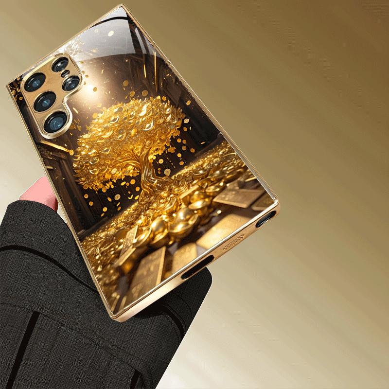 High-end PhoneCase Electroplated Glass TPU PhoneCase for Samsung Galaxy S26 S25 S24 S23 S22 S21 FE,Ultra,Plus Dropresistant